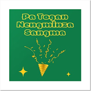 Indian Festivals - Pa Tongan Nengminza Sangma Posters and Art